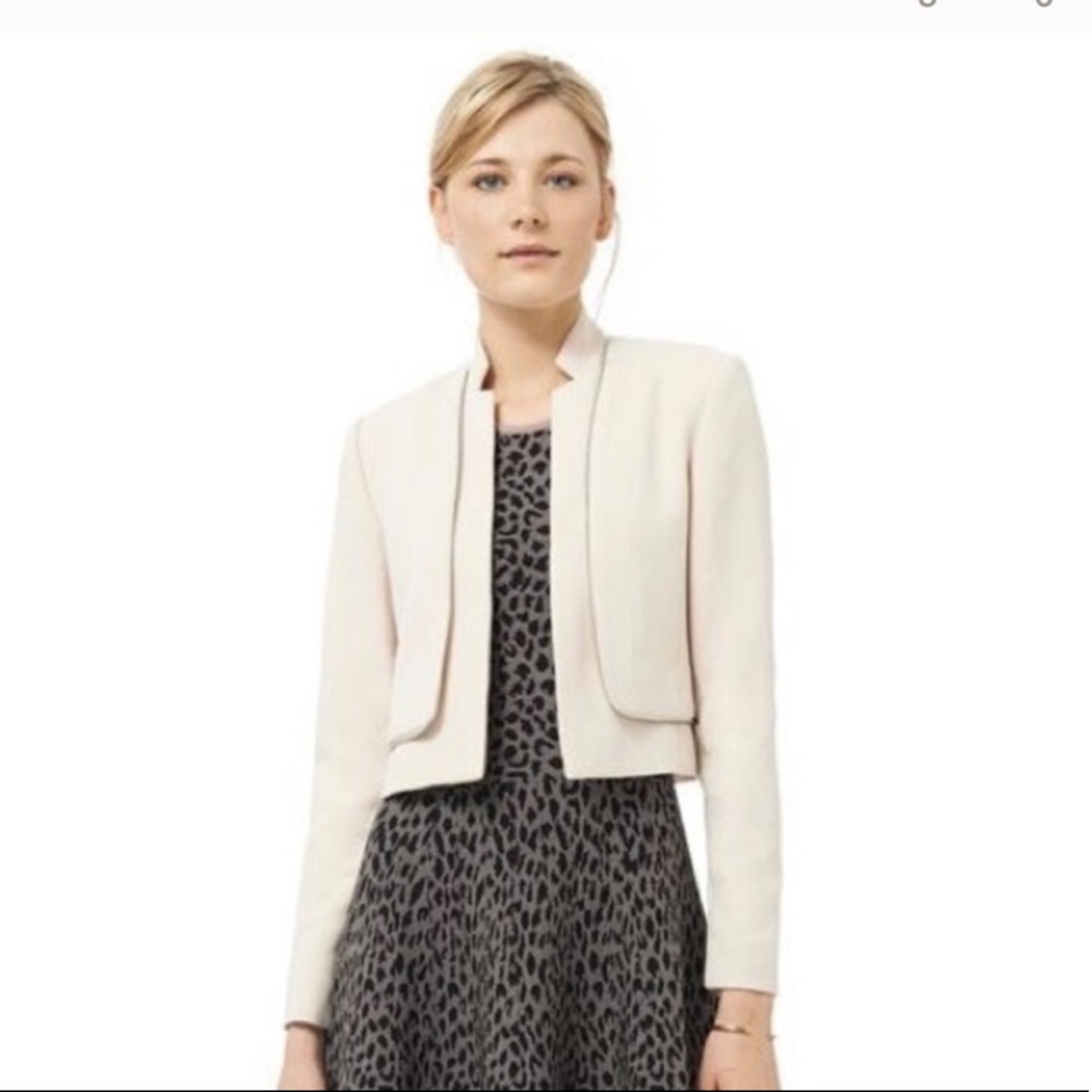 Rebecca Taylor Double Layer Ecru Jacket NWT